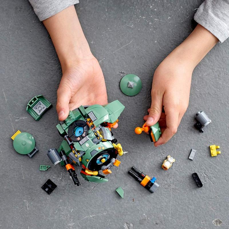 Kit de construção LEGO Overwatch Wrecking Ball 75976 227 peças
